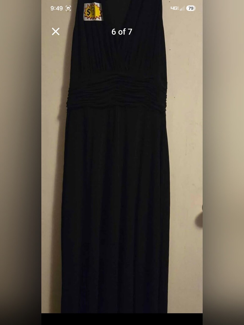 Black Label Classic Black Maxi Dress
